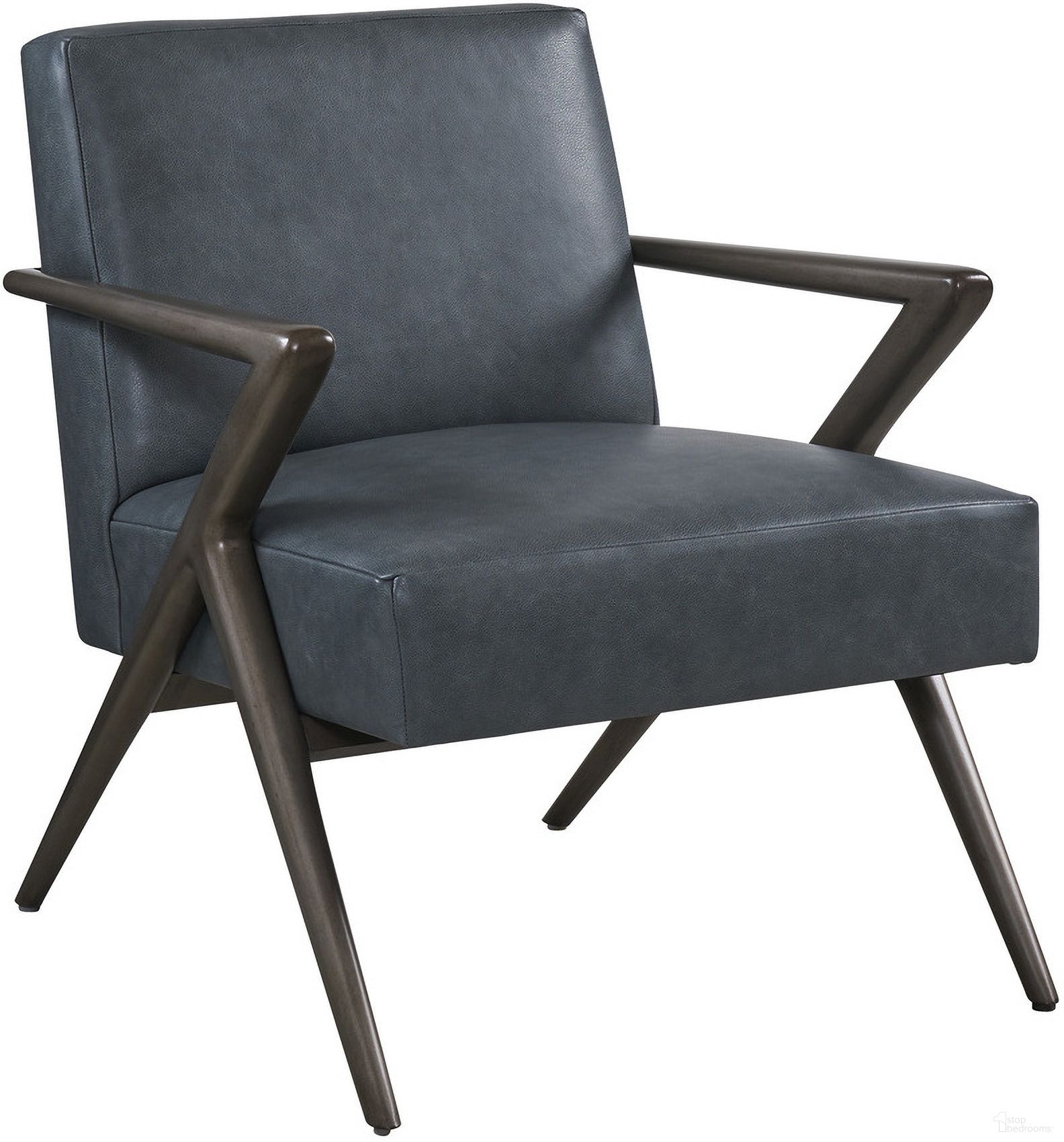 The appearance of Zanzibar Tanzania Leather Chair 01-1948-11-LL-40 designed by Lexington in the modern / contemporary interior design. This blue piece of furniture was selected by 1StopBedrooms from Zanzibar Collection to add a touch of cosiness and style into your home. Sku: LL1948-11-40.
