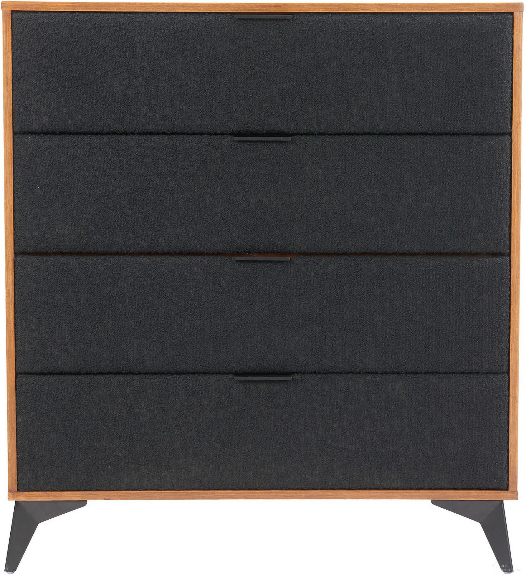 The appearance of Zarif Chest In Black and Walnut designed by Zuo Modern in the modern / contemporary interior design. This walnut and black piece of furniture was selected by 1StopBedrooms from Zarif Collection to add a touch of cosiness and style into your home. Sku: 110655. Material: Polyester.