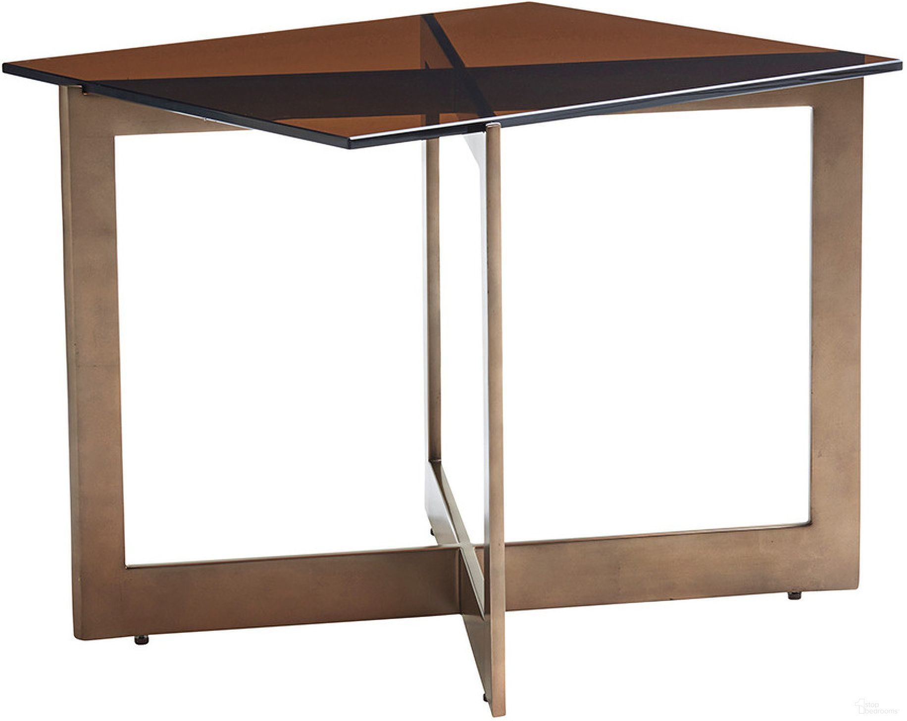 The appearance of Zavala Aperture End Table In Palladian designed by Lexington in the modern / contemporary interior design. This palladian piece of furniture was selected by 1StopBedrooms from Zavala Collection to add a touch of cosiness and style into your home. Sku: 790-955C. Material: Glass.