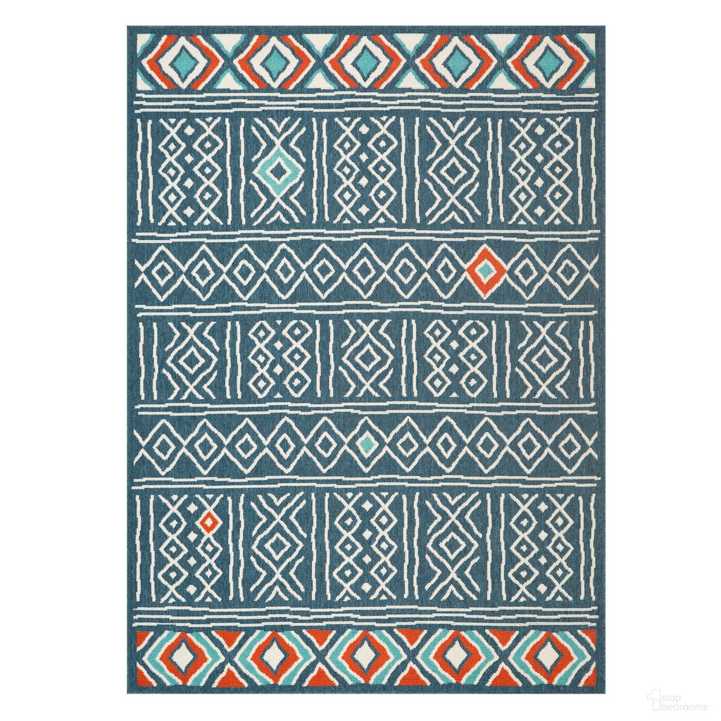 The appearance of Zaxro Tribal Power-Loomed Indoor/Outdoor Area Rug In Ivory and Navy designed by Rajani Home in the rustic / southwestern interior design. This ivory and navy piece of furniture was selected by 1StopBedrooms from Vener Collection to add a touch of cosiness and style into your home. Sku: 3C428459G03048. Material: Polypropylene.