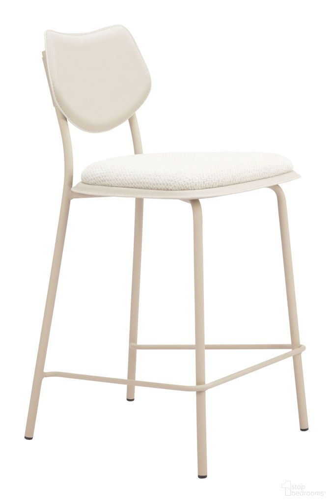 The appearance of Zeal Counter Stool Set of 4 In Light Gray designed by Zuo Modern in the modern / contemporary interior design. This light gray piece of furniture was selected by 1StopBedrooms from Zeal Collection to add a touch of cosiness and style into your home. Sku: 110865. Material: Polyester.