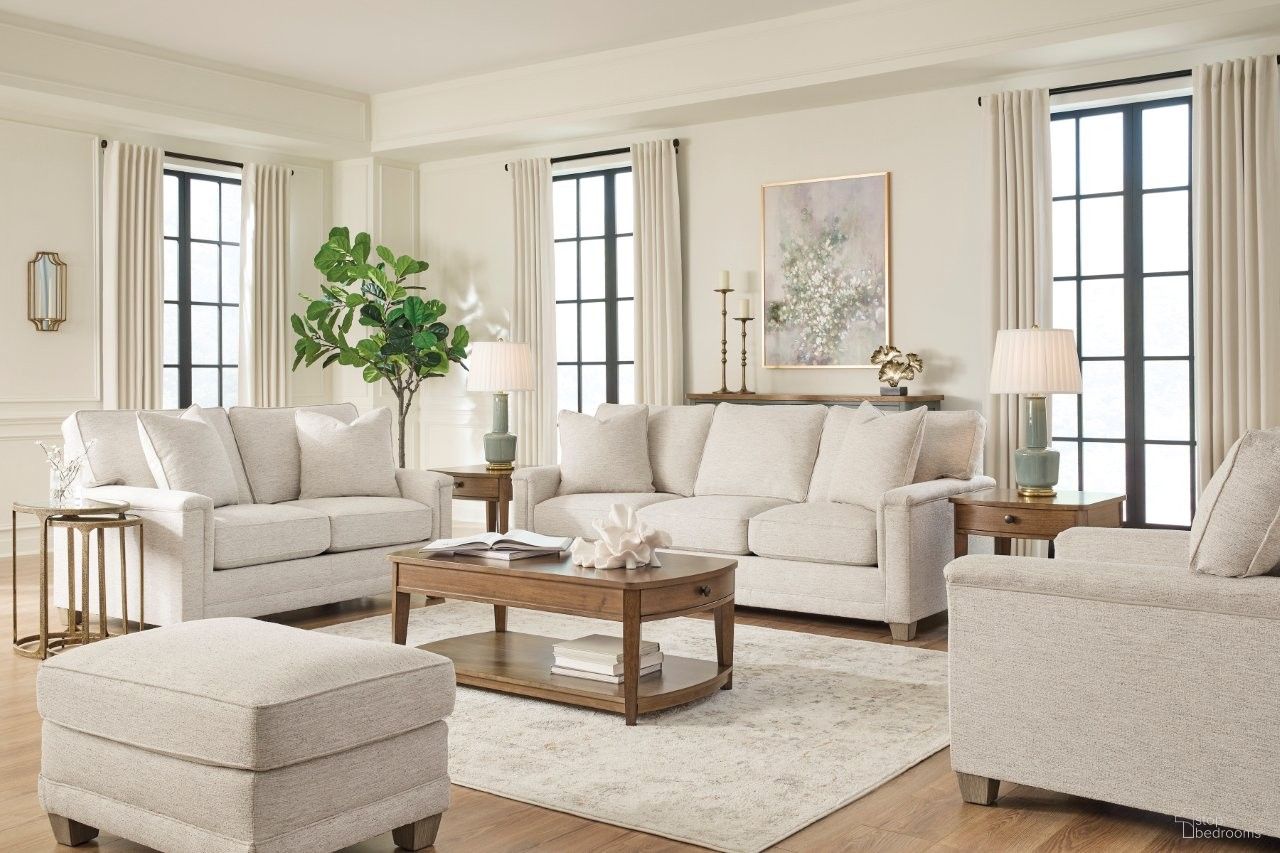 Zelara Living Room Set In Opal