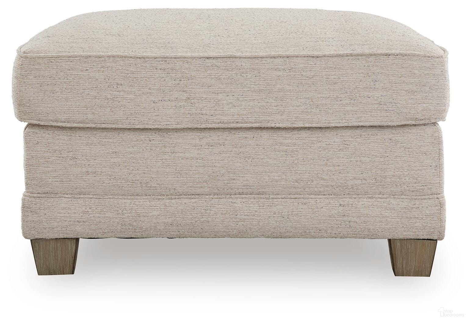 Zelara Ottoman In Opal