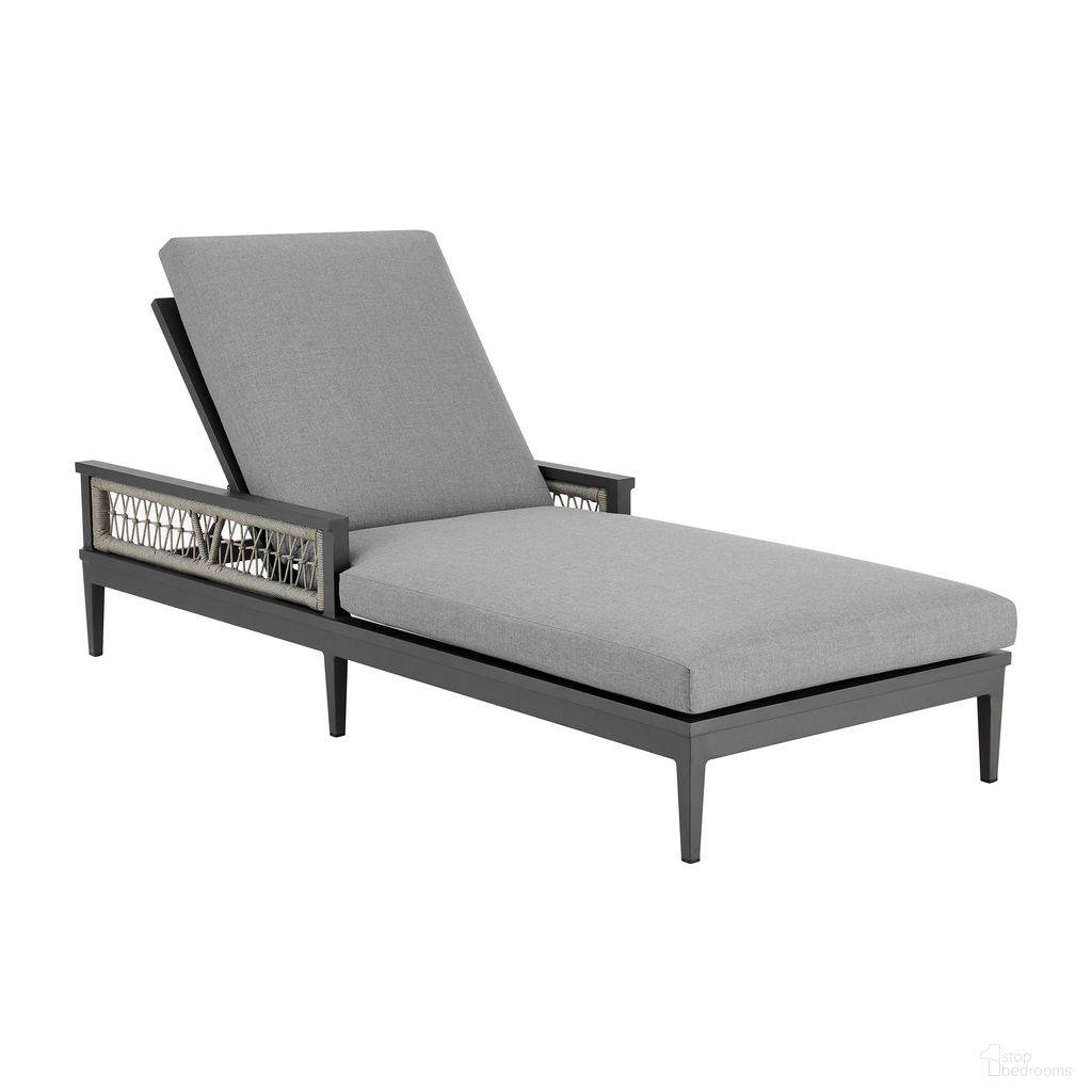 The appearance of Zella Outdoor Patio Chaise Lounge Chair In Earl Gray designed by Armen Living in the modern / contemporary interior design. This earl gray piece of furniture was selected by 1StopBedrooms from Zella Collection to add a touch of cosiness and style into your home. Sku: LCZELOGRY. Material: Acrylic.