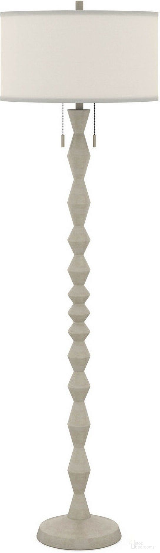Zenith 66 Inch White Floor Lamp In White