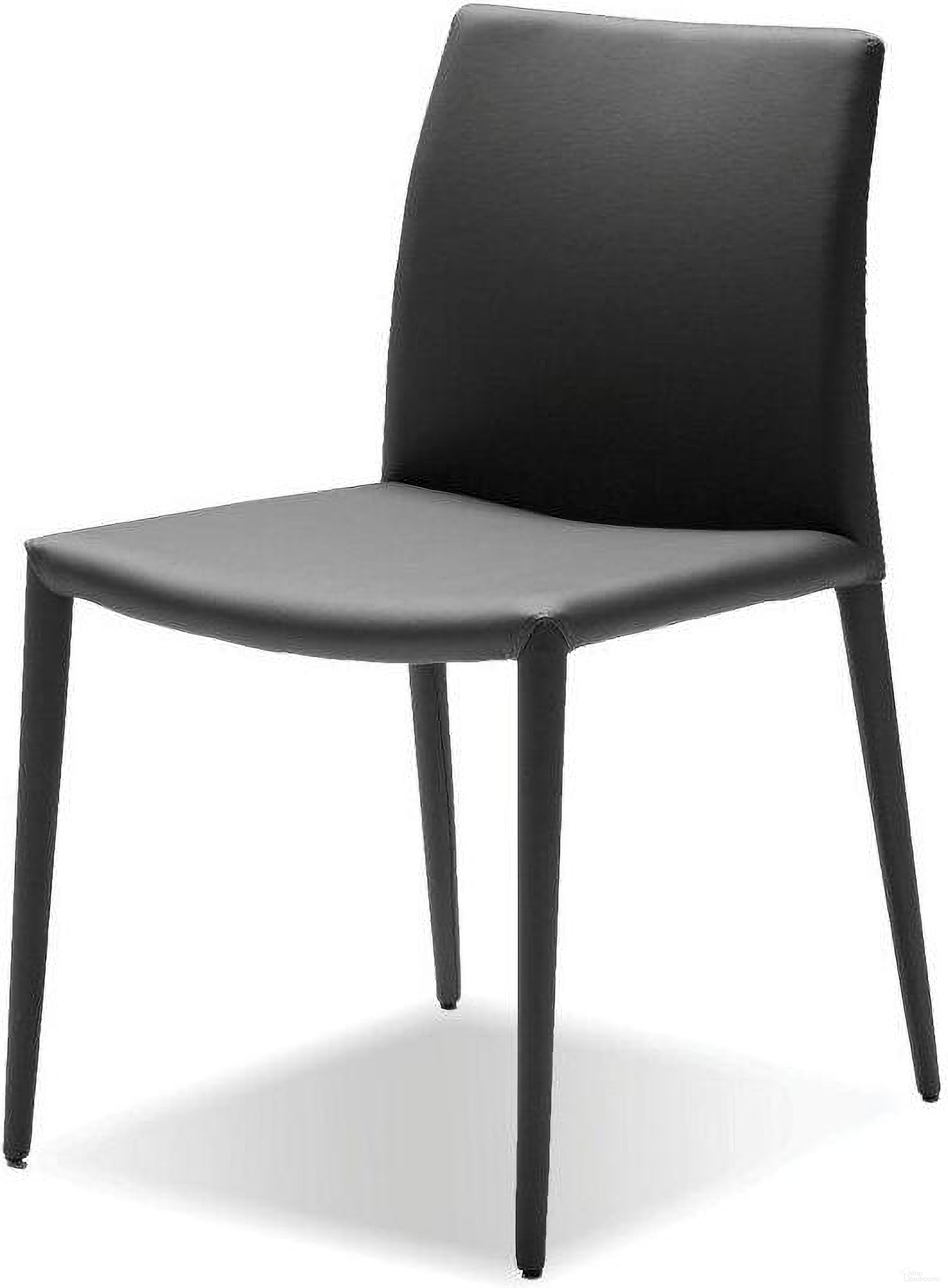 Zeno Gray Leatherette Dining Chair - Set of 2