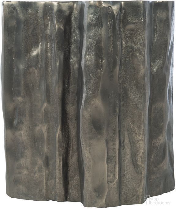 The appearance of Zephyr Drink Table designed by Bernhardt in the modern / contemporary interior design. This graphite piece of furniture  was selected by 1StopBedrooms from Zephyr Collection to add a touch of cosiness and style into your home. Sku: 396179. Material: Aluminum.