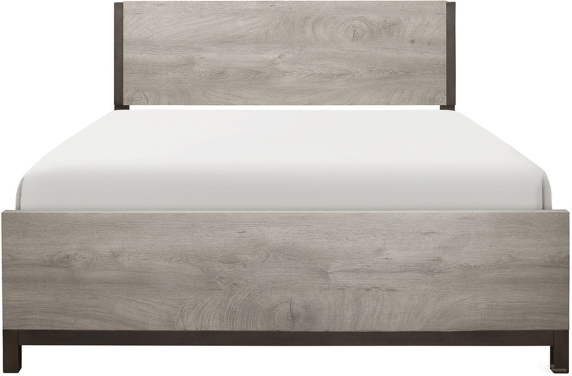 The appearance of Zephyr Light Gray And Black Full Panel Bed designed by Homelegance in the transitional interior design. This light gray piece of furniture was selected by 1StopBedrooms from Zephyr Collection to add a touch of cosiness and style into your home. Sku: 1577F-1;1577T-3. Bed Type: Panel Bed. Material: Wood. Bed Size: Full.