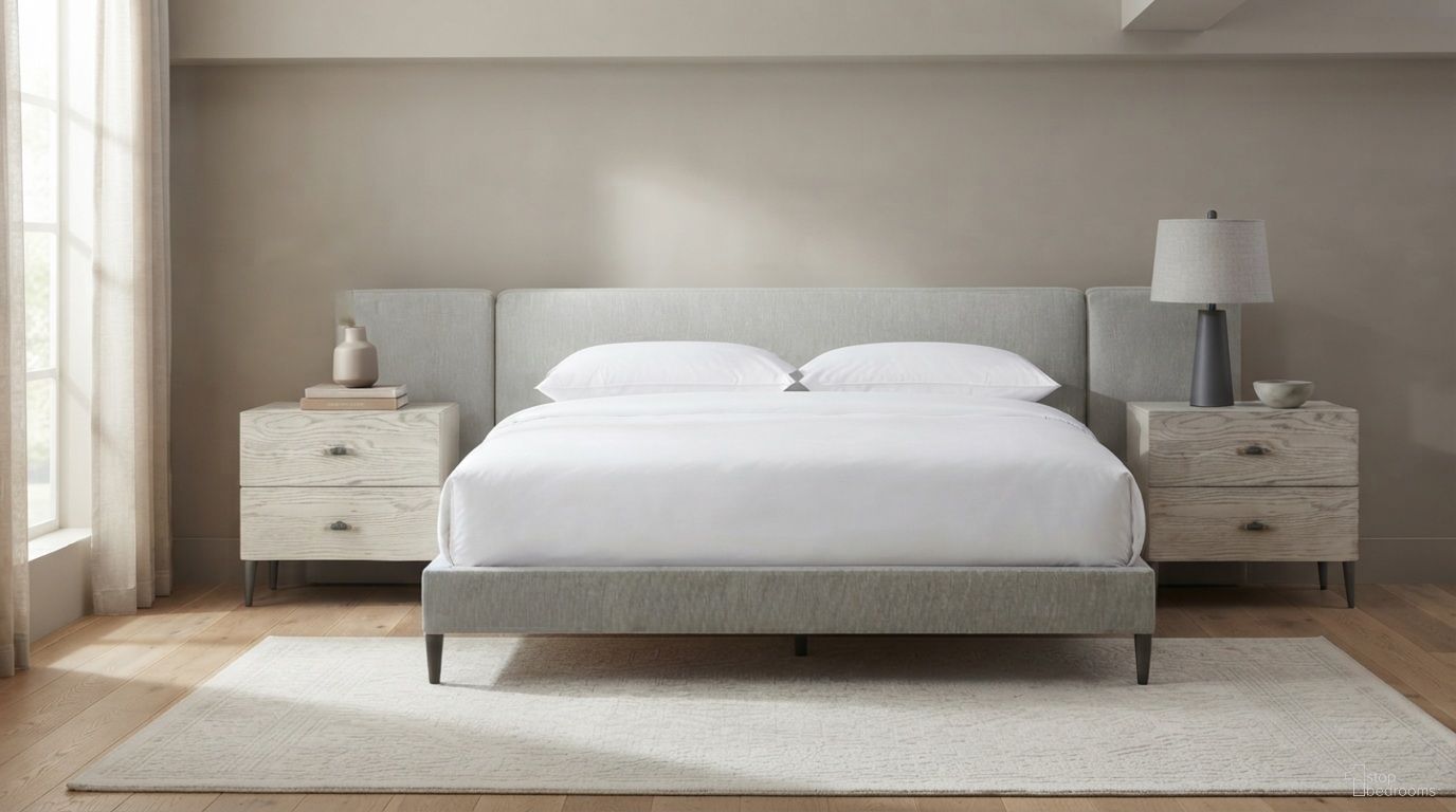 Zest Bedroom Set With Wings In Dark Grey