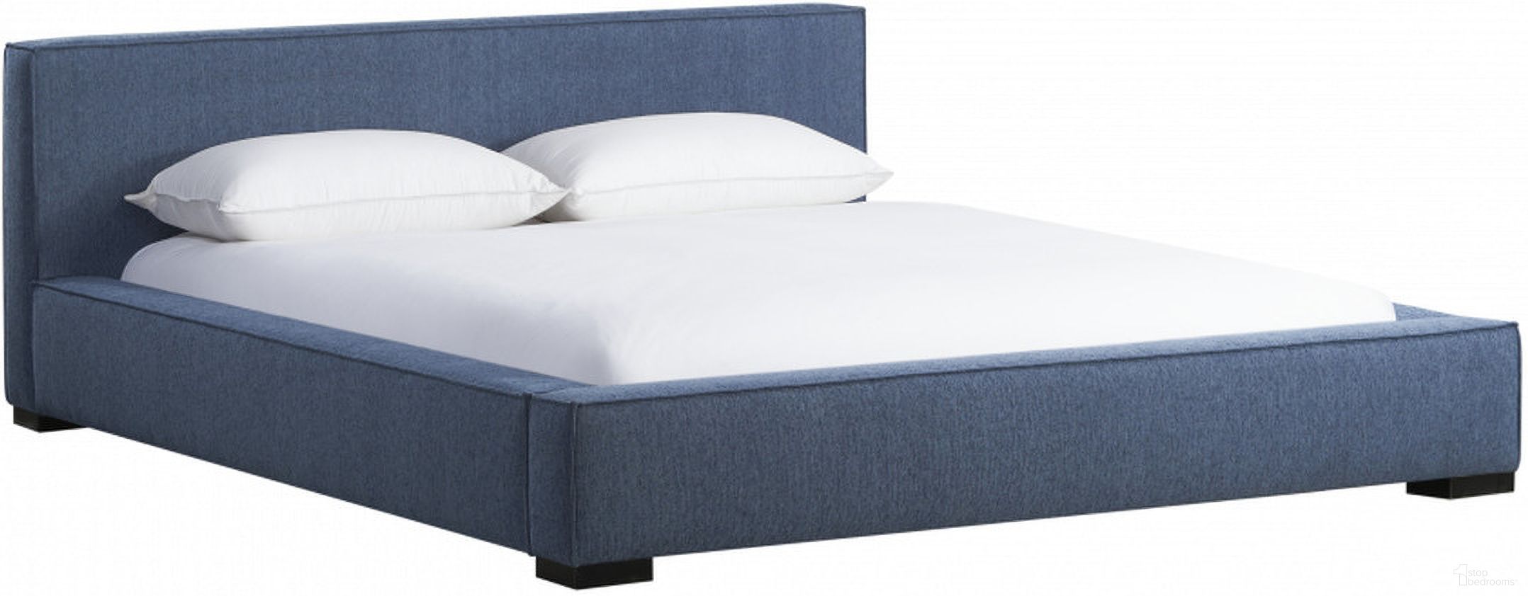 The appearance of Zest King Wide Upholstered Bed In Light Blue designed by Caracole in the modern / contemporary interior design. This blue piece of furniture  was selected by 1StopBedrooms from Zest Collection to add a touch of cosiness and style into your home. Sku: MI03-5024-036. Bed Size: King. Material: Rubberwood. Bed Type: Upholstered Bed.