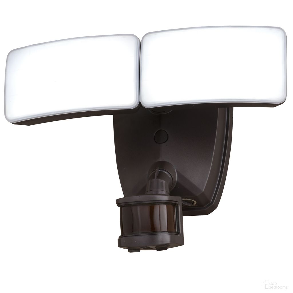 The appearance of Zeta 2 Light LED Outdoor Motion Sensor Security Flood Light In Bronze designed by Vaxcel in the transitional interior design. This bronze piece of furniture was selected by 1StopBedrooms from Zeta Collection to add a touch of cosiness and style into your home. Sku: T0619. Material: Plastic.