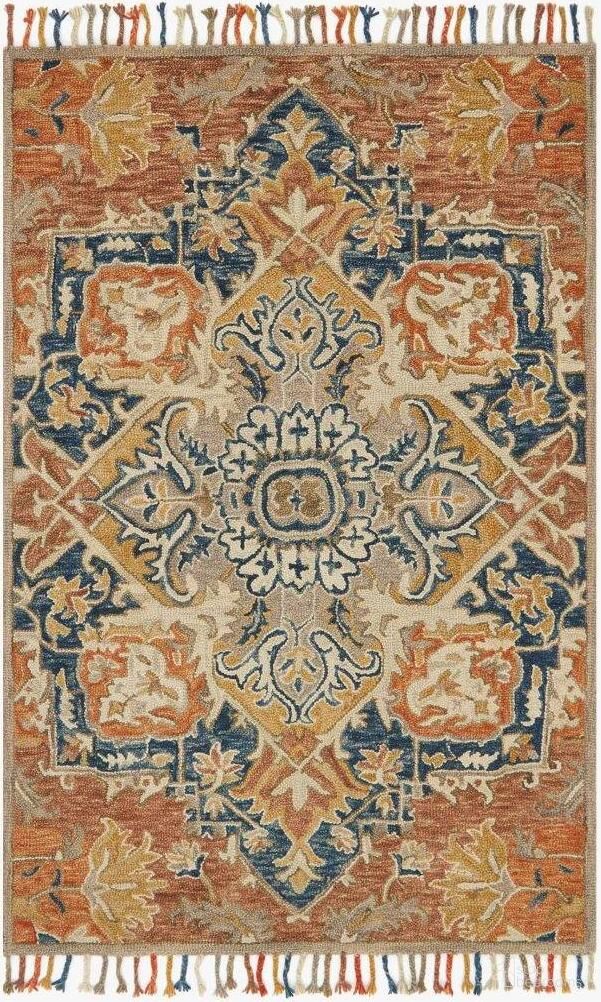 Zharah Rust/Blue Rug ZHARZR-10RUBB160S