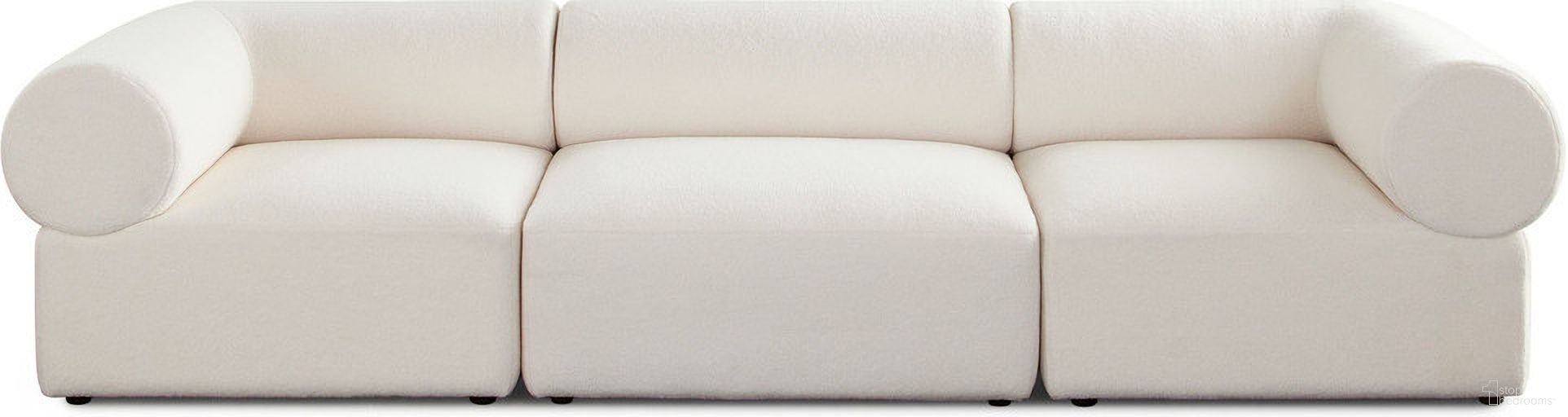 The appearance of Zia 3PC Modular Sofa In Ivory Sherpa Fabric designed by Diamond Sofa in the modern / contemporary interior design. This ivory piece of furniture was selected by 1StopBedrooms from Zia Collection to add a touch of cosiness and style into your home. Sku: ZIASCIV;ZIAACIV;ZIASCIV. Material: Fabric.