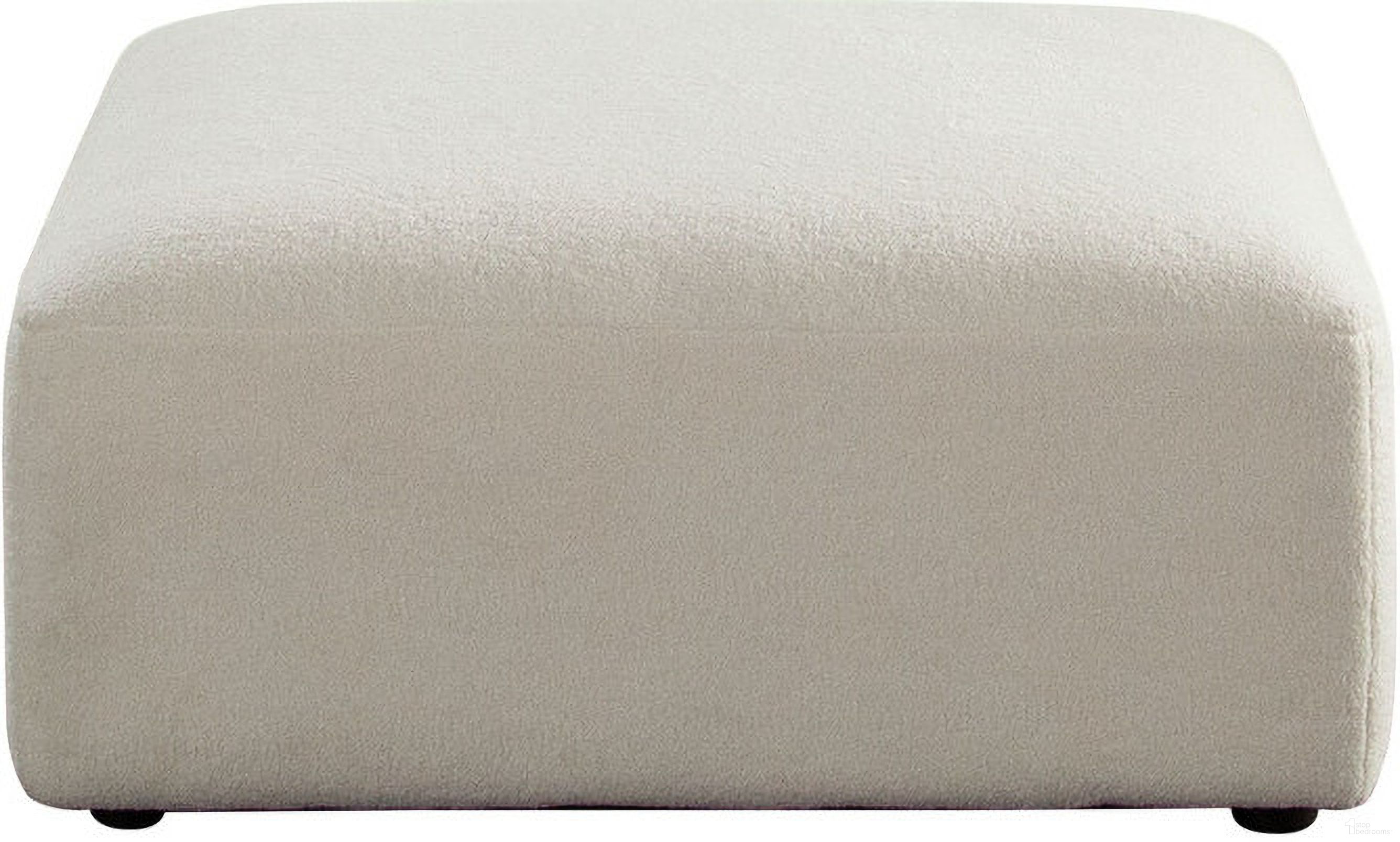 The appearance of Zia Ottoman In Ivory Sherpa Fabric designed by Diamond Sofa in the modern / contemporary interior design. This ivory piece of furniture  was selected by 1StopBedrooms from Zia Collection to add a touch of cosiness and style into your home. Sku: ZIAOTIV. Material: Fabric.