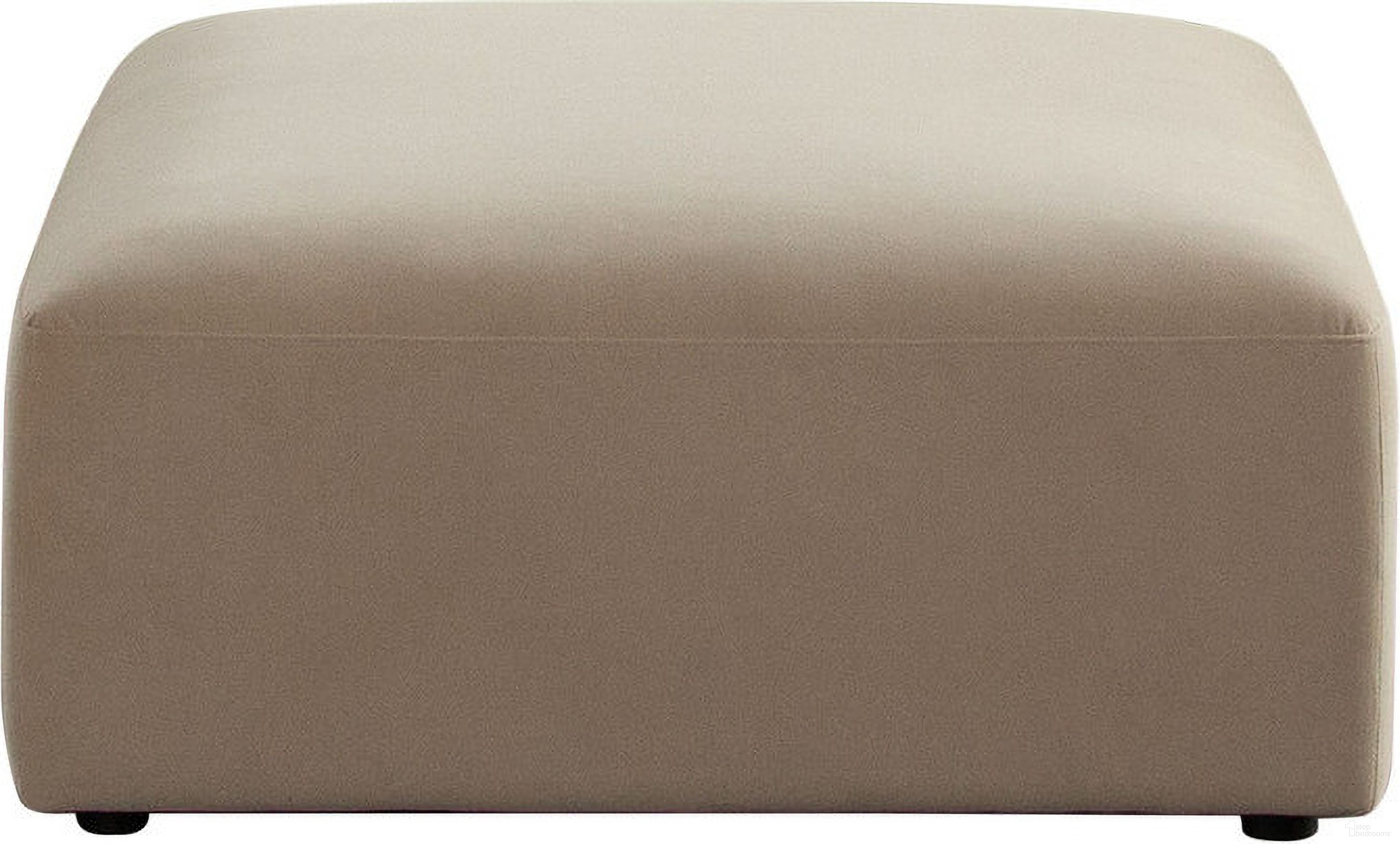 The appearance of Zia Ottoman In Light Camel Performance Velvet Fabric designed by Diamond Sofa in the modern / contemporary interior design. This ivory piece of furniture  was selected by 1StopBedrooms from Zia Collection to add a touch of cosiness and style into your home. Sku: ZIAOTLCA. Material: Velvet.