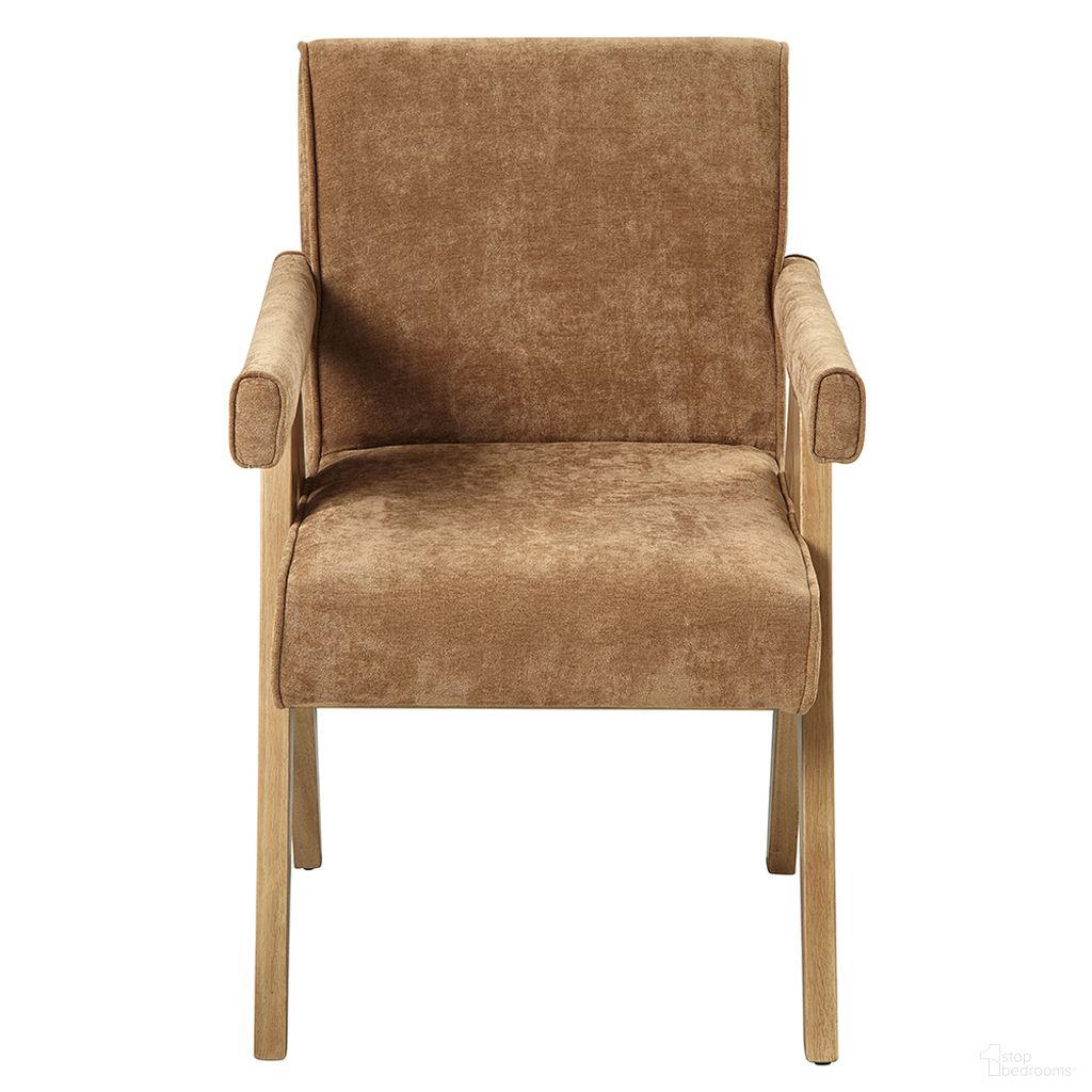 The appearance of Zoey Arm Chair Set of 2 In Chocolate and Oak designed by ACME in the modern / contemporary interior design. This chocolate/oak piece of furniture was selected by 1StopBedrooms from Zoey Collection to add a touch of cosiness and style into your home. Sku: DN04077. Material: Wood. Chair Type: Arm Chair.