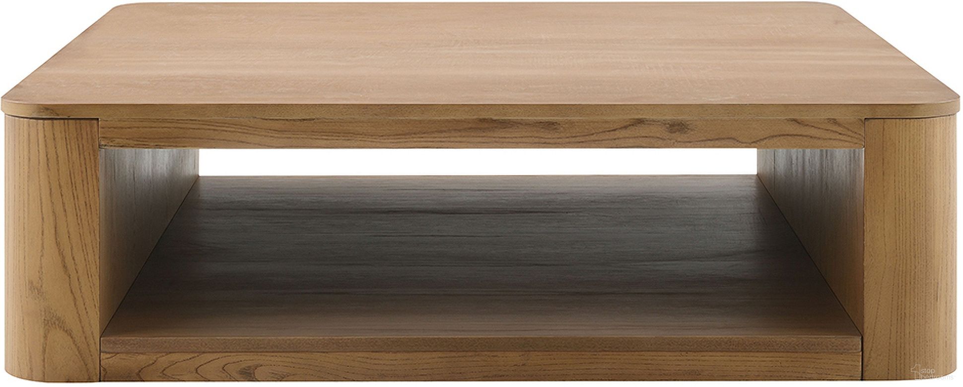 The appearance of Zoey Coffee Table In Oak designed by ACME in the modern / contemporary interior design. This oak piece of furniture  was selected by 1StopBedrooms from Zoey Collection to add a touch of cosiness and style into your home. Sku: LV04215. Material: Wood.