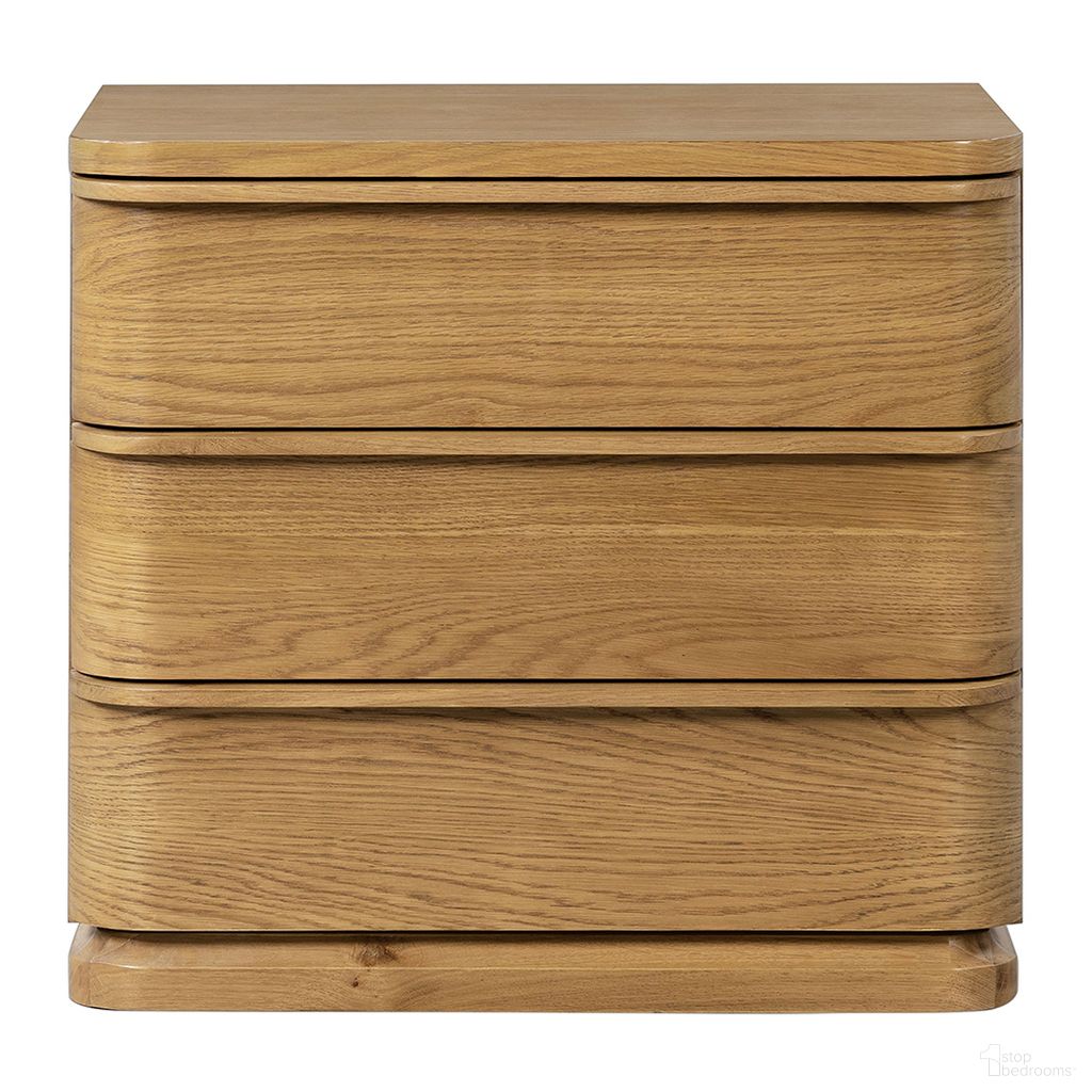 The appearance of Zoey Nightstand In Oak designed by ACME in the modern / contemporary interior design. This oak piece of furniture was selected by 1StopBedrooms from Zoey Collection to add a touch of cosiness and style into your home. Sku: BD04853. Material: Wood.