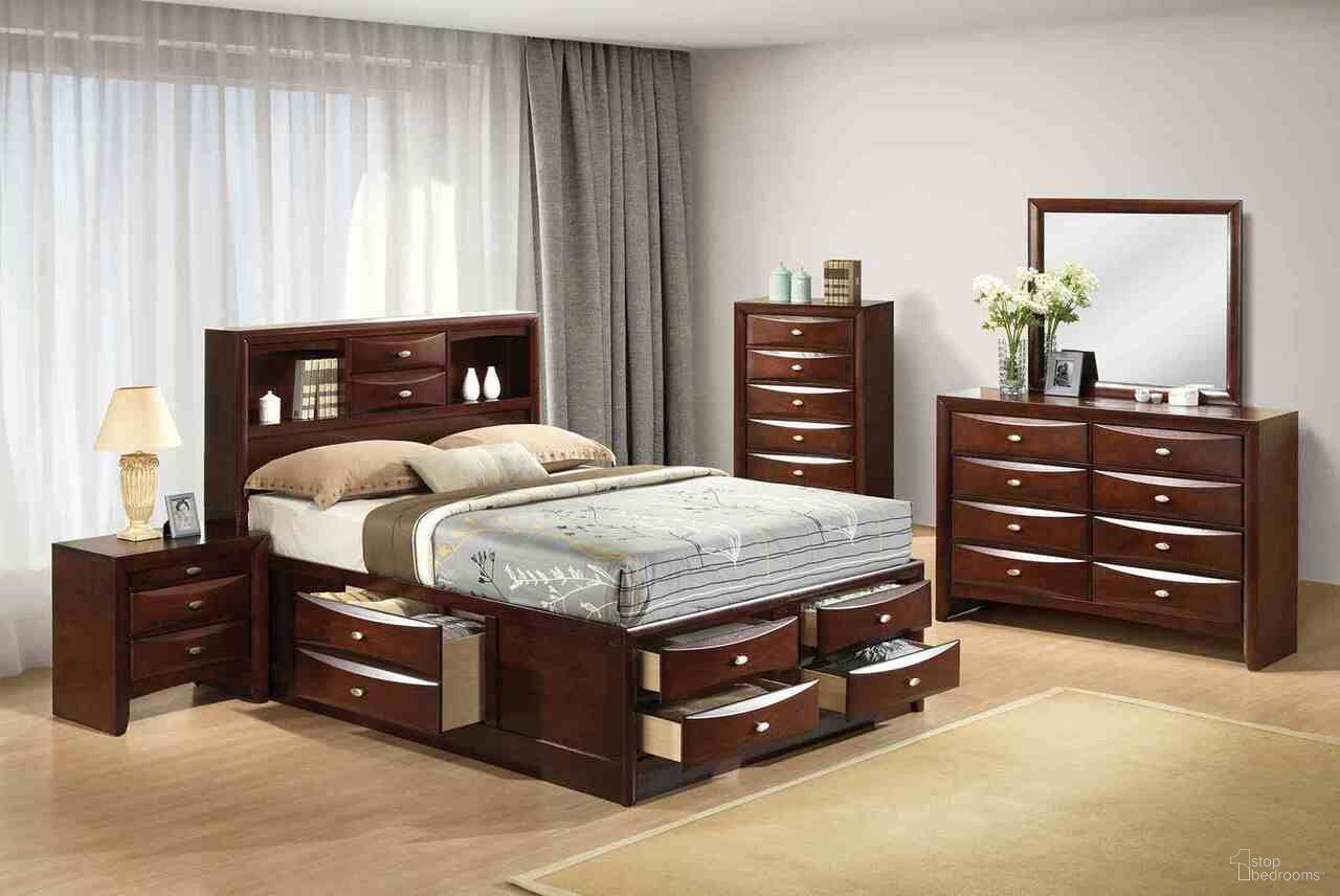 Zosimo Full Bed In Dark Cherry