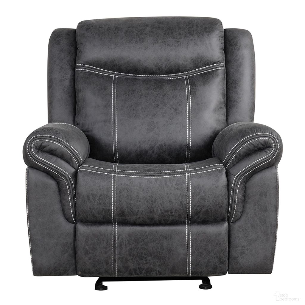 The appearance of Zubaida Power Motion Glider Recliner In Dark Gray designed by ACME in the transitional interior design. This dark gray piece of furniture was selected by 1StopBedrooms from Zubaida Collection to add a touch of cosiness and style into your home. Sku: LV04672. Material: Wood.