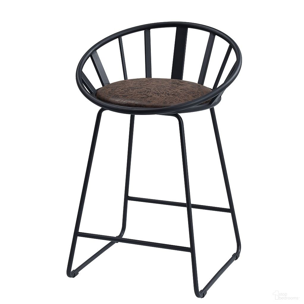The appearance of Zudora Counter Height ChairSet of 2 In Black designed by ACME in the industrial interior design. This black piece of furniture was selected by 1StopBedrooms from Zudora Collection to add a touch of cosiness and style into your home. Sku: DN01756. Material: Wood.