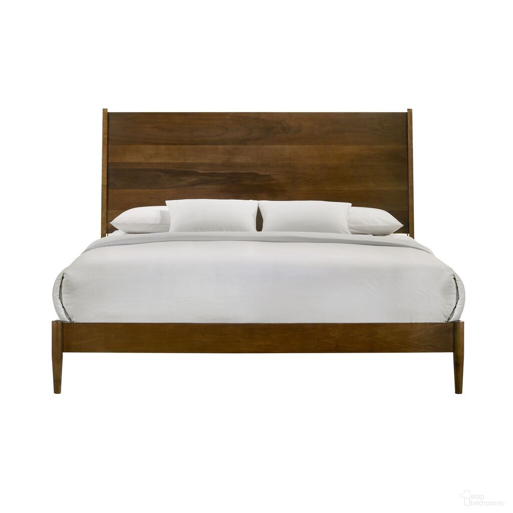 The appearance of Zuma King Panel Bed In Walnut designed by Picket House in the transitional interior design. This walnut piece of furniture  was selected by 1StopBedrooms from Zuma Collection to add a touch of cosiness and style into your home. Sku: MC400KH;MC400KF;MC400QKR. Bed Type: Panel Bed. Material: Wood. Bed Size: King.