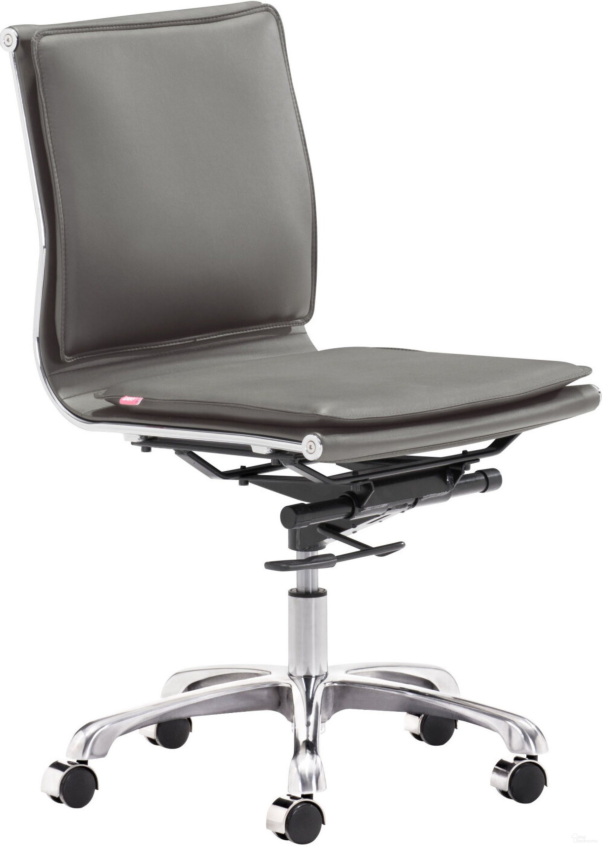 Lider Plus Armless Office Chair In Gray