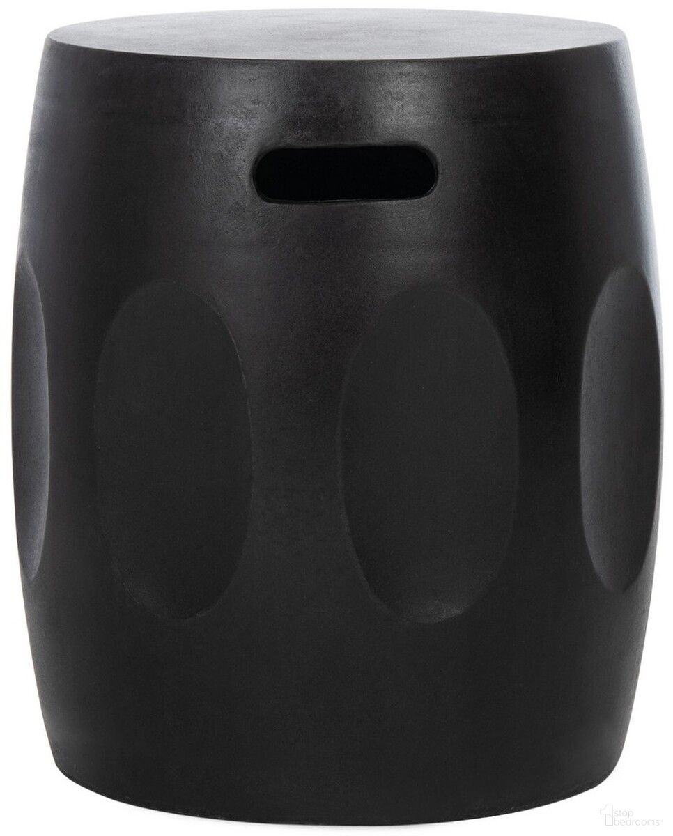 The appearance of Zuri Indoor-Outdoor Modern Concrete Round 17.7 Inch Height Accent Table in Black designed by Safavieh in the modern / contemporary interior design. This black piece of furniture was selected by 1StopBedrooms from Zuri Collection to add a touch of cosiness and style into your home. Sku: VNN1008C. Table Top Shape: Round. Material: Concrete.
