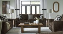 Midnight-Madness Living Room Set In Gunmetal