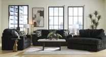 Midnight-Madness Living Room Set In Gunmetal