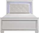Allura Silver Queen Panel Bed