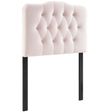 Annabel White Full Diamond Tufted Performance Velvet Headboard