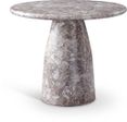 Cosenza 48.5 Inch Marble Finish Concrete Dining Table In Brown