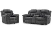 Frohn Reclining Living Room Set In Chocolate