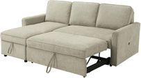 Kerle 2 Piece LAF Sectional With Pop Up Bed In Charcoal by Ashley