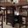 Lavon Oval Counter Height Table Light Chestnut and Espresso