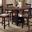 Lavon Counter Height Dining Room Set In Tan and Espresso