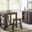 Madison County 3 Piece Counter Height Dining Set In Brown