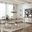 Madison County Vintage White Rectangular Extendable Dining Room Set