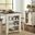 Madison County 3 Piece Counter Height Dining Set In Vintage White