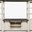 Madison County Entertainment Center with 60'' TV Console In Vintage White