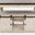 Madison County Adjustable Height 72 Inch Dining Table In Vintage White