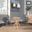 2 LeisureMod Asbury Black Chromed Legs Dining Chairs