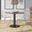 2 LeisureMod Cornelia Clear Dining Chairs