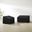 2 Piece Outdoor Loveseat Furniture Cover Set In Black