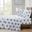 200 Thread Count Printed Cotton 4 Piece King Sheet Set In Blue Palmetto