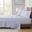 200 Thread Count Printed Cotton 4 Piece King Sheet Set In Blue Stripe