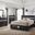 Miranda Black Platform Storage Bedroom Set