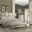 Versailles Ivory Velvet and Bone White Upholstered Panel Bedroom Set