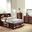 Ireland Espresso Bookcase Storage Bedroom Set